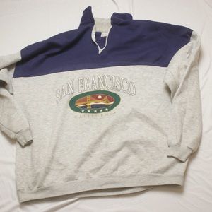 San Fran Vintage ZIP Up Pullover